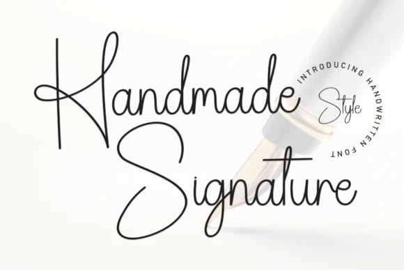 限时免费获取字体 Handmade Signature[Windows、macOS][$12→0]