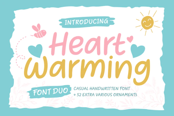 限时免费获取字体 Heart Warming[Windows、macOS][$15→0]