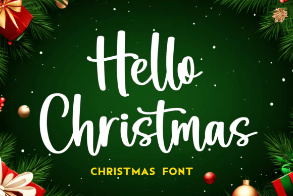 限时免费获取字体 Hello Christmas Font[Windows、macOS]-反斗限免