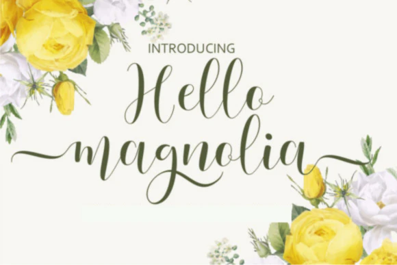 限时免费获取字体 Hello Magnolia Font[Windows、macOS]