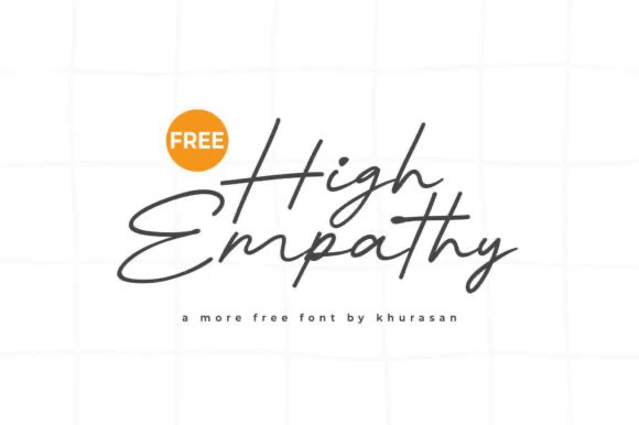 限时免费获取字体 High Empathy Font[Windows、macOS]