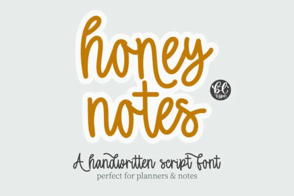 限时免费获取字体 Honey Notes[Windows、macOS][$18→0]