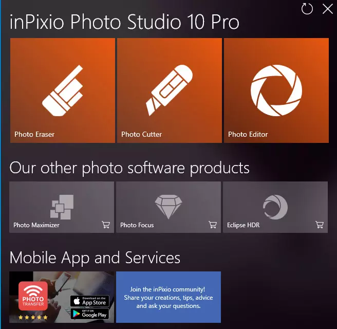 InPixio Photo Studio 10 Pro - 照片编辑处理工具[Windows]