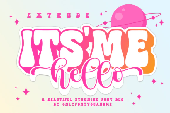 限时免费获取字体 Its Me Hello Font[Windows、macOS]