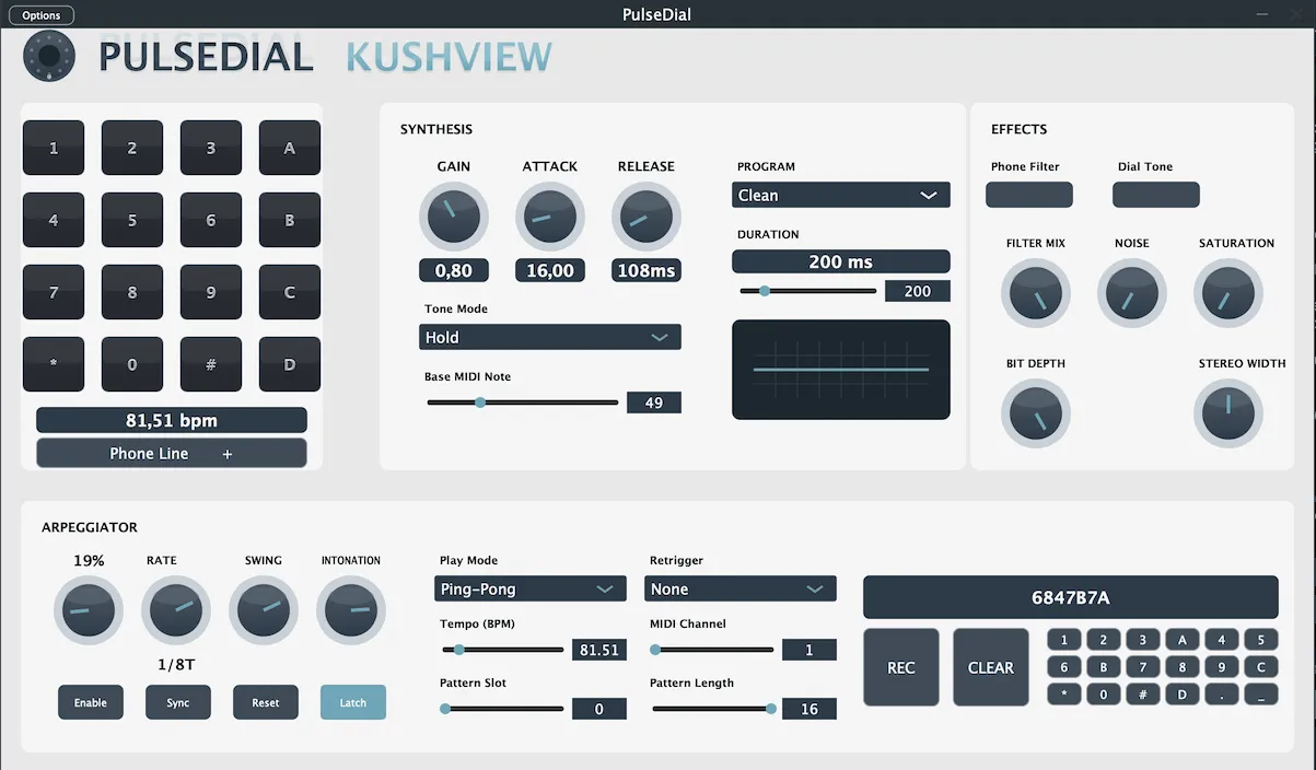 限时免费获取音频插件 PulseDial DTMF Synthesizer[Windows、macOS][$20→0]