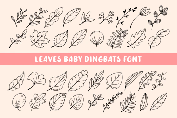限时免费获取字体 Leaves Baby[Windows、macOS][$18→0]
