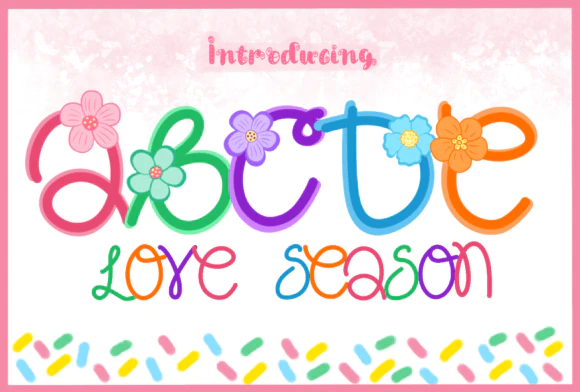 限时免费获取字体 Love Season[Windows、macOS][$30→0]