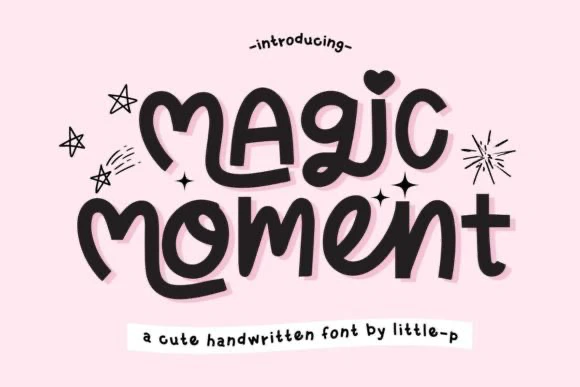 限时免费获取字体 Magic Moment[Windows、macOS][$10→0]-反斗限免