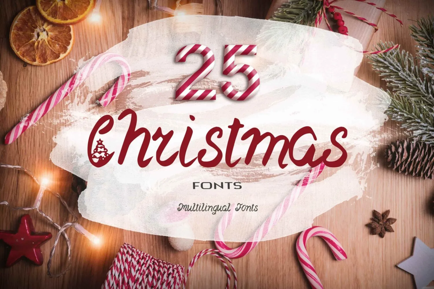 限时免费获取字体包 25 Christmas Fonts[Windows、macOS][$29→0]