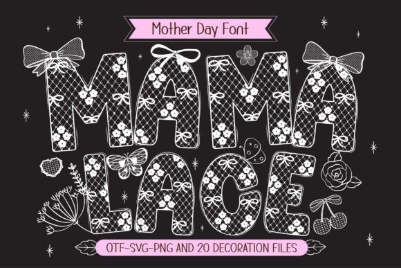 限时免费获取字体 Mama Lace[Windows、macOS][$14→0]