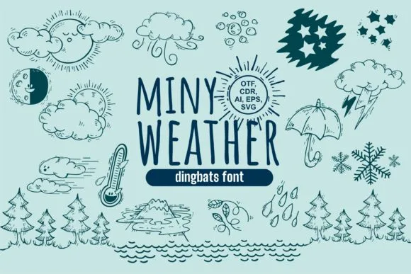 限时免费获取字体 Miny Weather[Windows、macOS][$10→0]-反斗限免