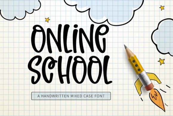 限时免费获取字体 Online School[Windows、macOS][$10→0]