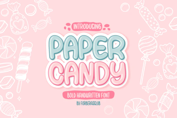 限时免费获取字体 Paper Candy[Windows、macOS][$16→0]