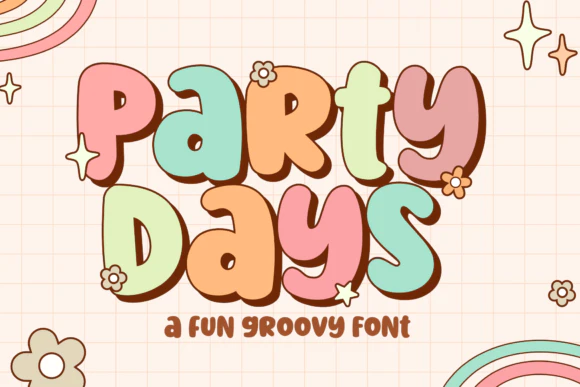 限时免费获取字体 Party Days[Windows、macOS][$15→0]