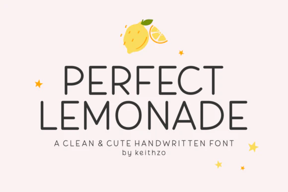 限时免费获取字体 Perfect Lemonade[Windows、macOS][$10→0]