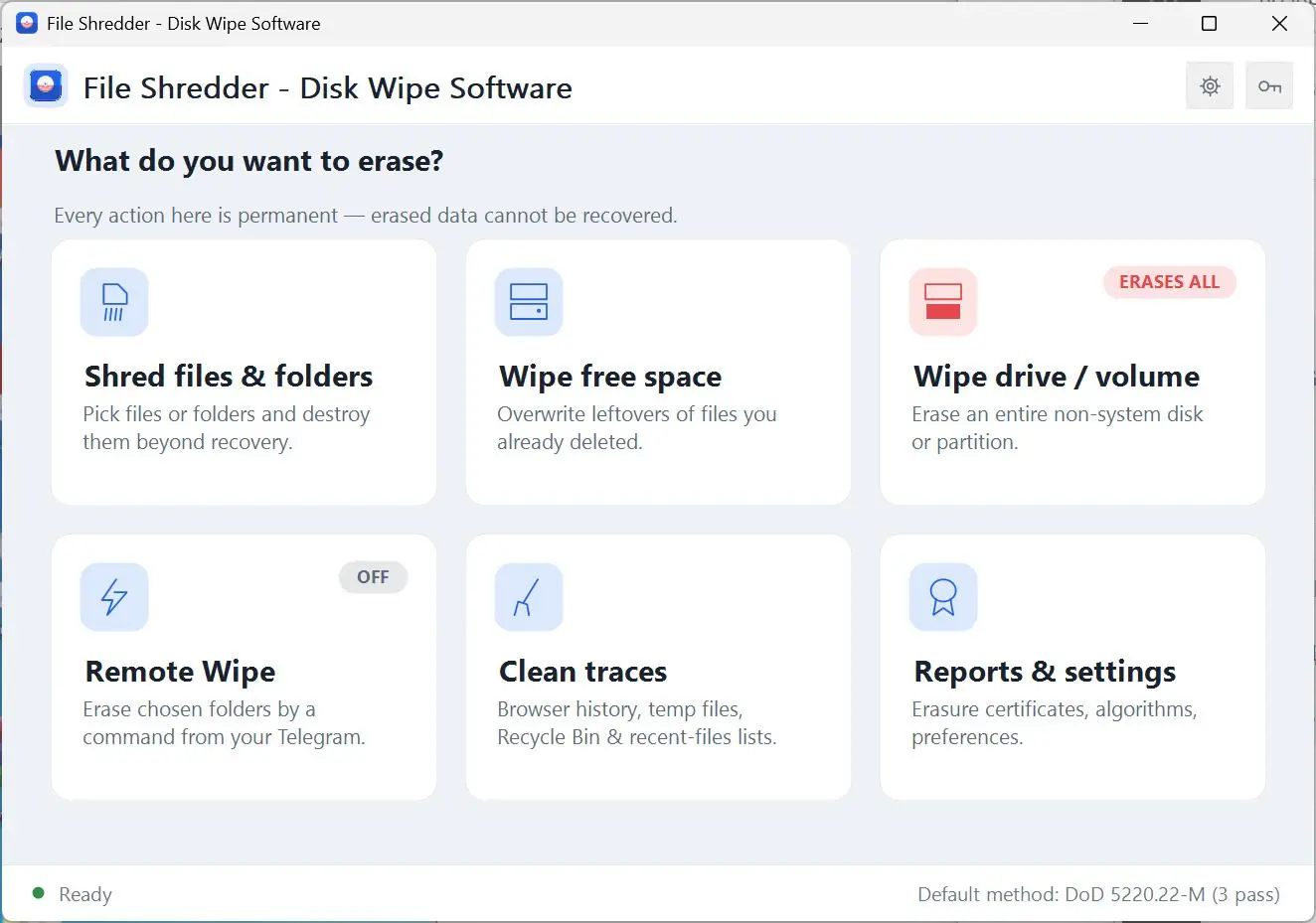 Permanent Data Eraser - 数据擦除工具[Windows][$10→0]
