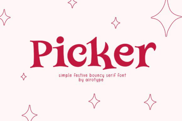 限时免费获取字体 Picker[Windows、macOS][$12→0]