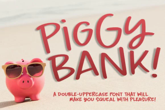 限时免费获取字体 Piggy Bank[Windows、macOS][$12→0]