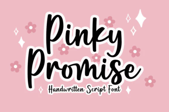 限时免费获取字体 Pinky Promise[Windows、macOS][$15→0]