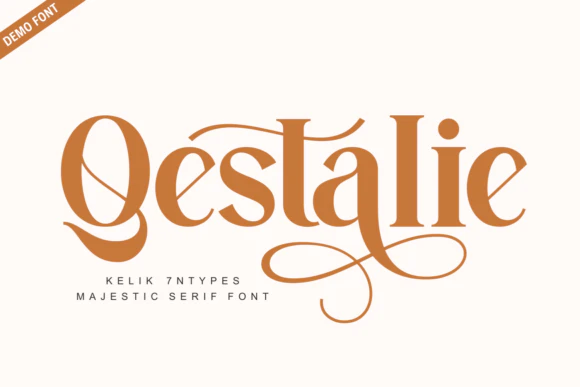 限时免费获取字体 Qestalie Demo Font[Windows、macOS]
