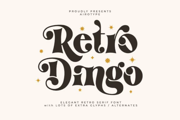 限时免费获取字体 Retro Dingo[Windows、macOS][$12→0]