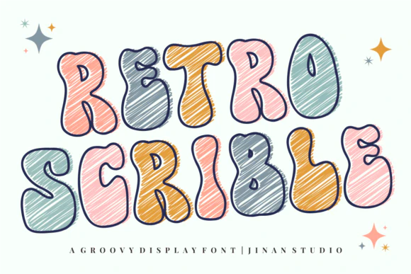 限时免费获取字体 Retro Scrible[Windows、macOS][$15→0]