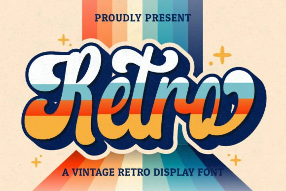 限时免费获取字体 Retro Script[Windows、macOS][$15→0]-反斗限免