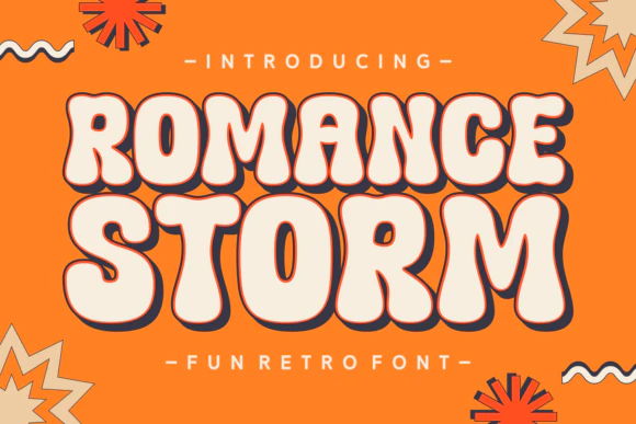 限时免费获取字体 Romance Storm Font[Windows、macOS]