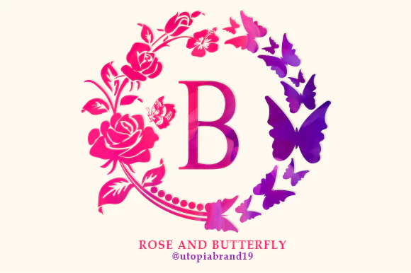 限时免费获取字体 Rose and Butterfly Monogram[Windows、macOS][$12→0]