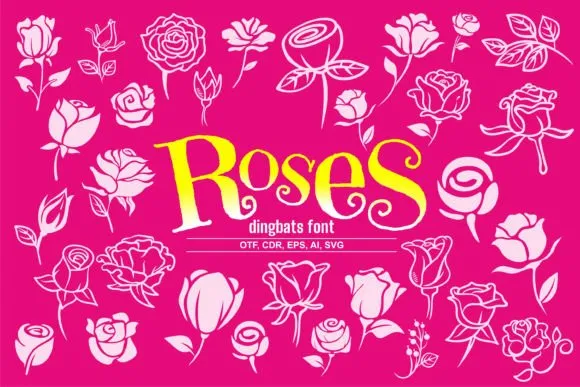 限时免费获取字体 Roses[Windows、macOS][$15→0]