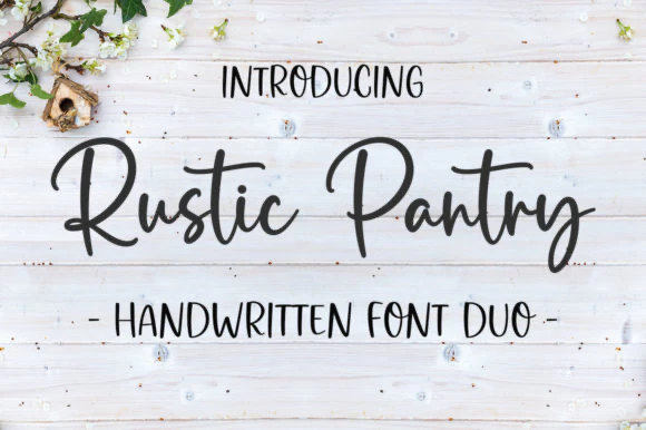限时免费获取字体 Rustic Pantry[Windows、macOS][$15→0]-反斗限免