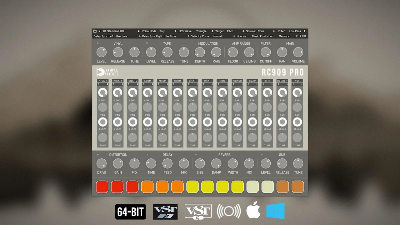 限时免费获取音频插件 RC909 Pro[Windows][$30→0]-反斗限免