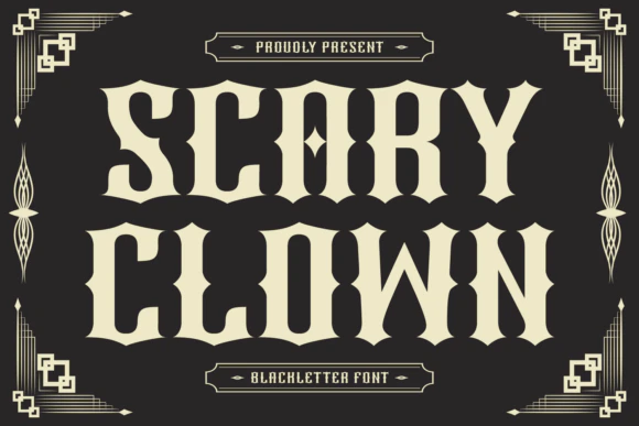 限时免费获取字体 Scary Clown[Windows、macOS]