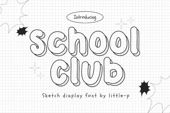 限时免费获取字体 School Club[Windows、macOS][$10→0]