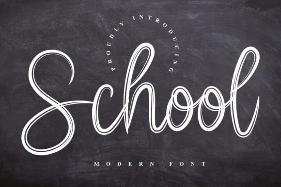 限时免费获取字体 School[Windows、macOS][$12→0]-反斗限免