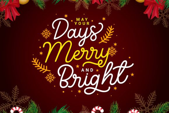 免费获取字体 Shining Christmas Font[Windows、macOS]