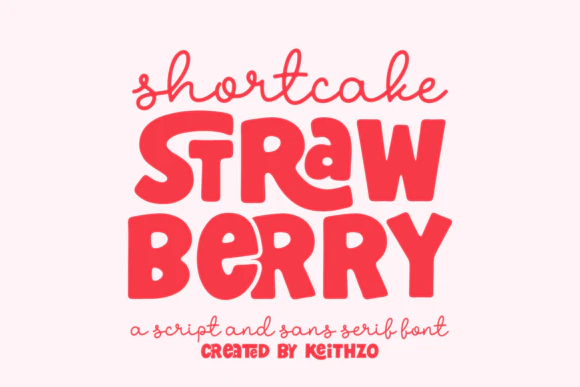 限时免费获取字体 Shortcake Strawberry[Windows、macOS][$15→0]