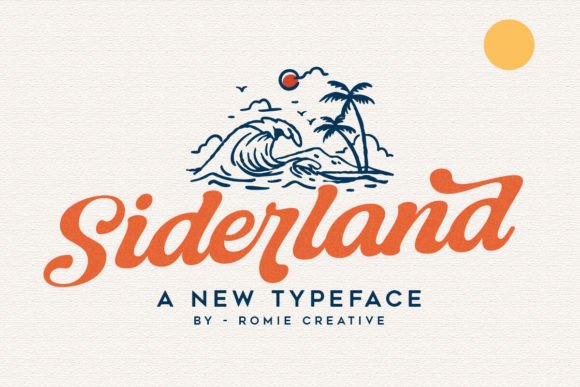 限时免费获取字体 Siderland Typeface Font[Windows、macOS]