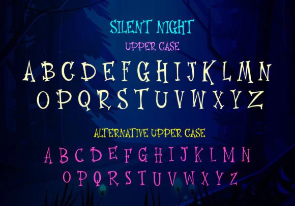 免费获取字体 Silent Night Font[Windows、macOS]