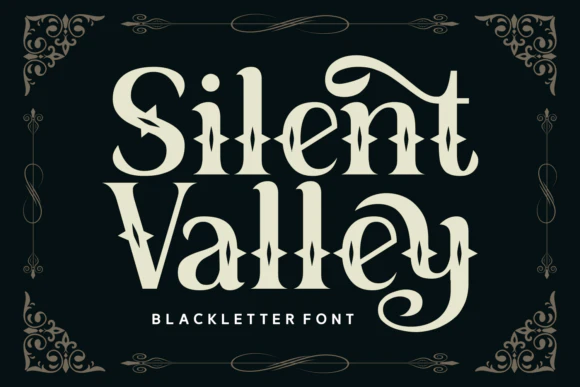 限时免费获取字体 Silent Valley[Windows、macOS]
