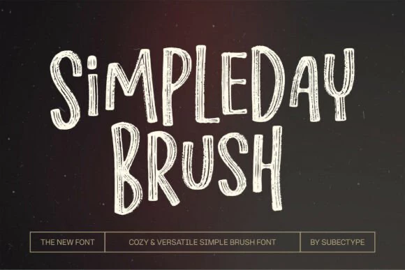限时免费获取字体 Simpleday Brush[Windows、macOS][$15→0]-反斗限免