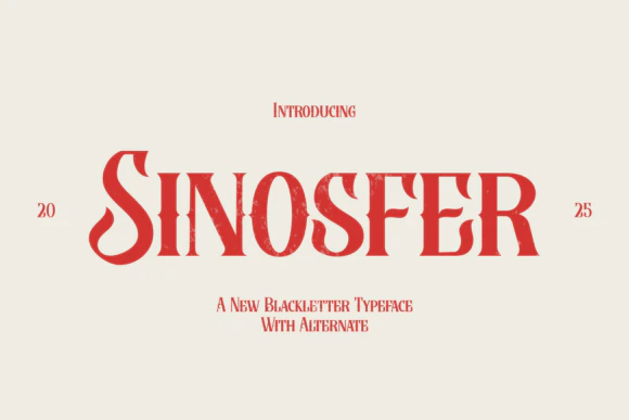 限时免费获取字体 Sinosfer[Windows、macOS]