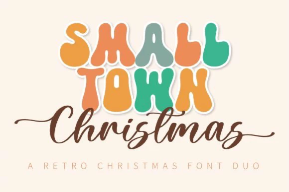 限时免费获取字体 Small Town Christmas Duo[Windows、macOS][$15→0]