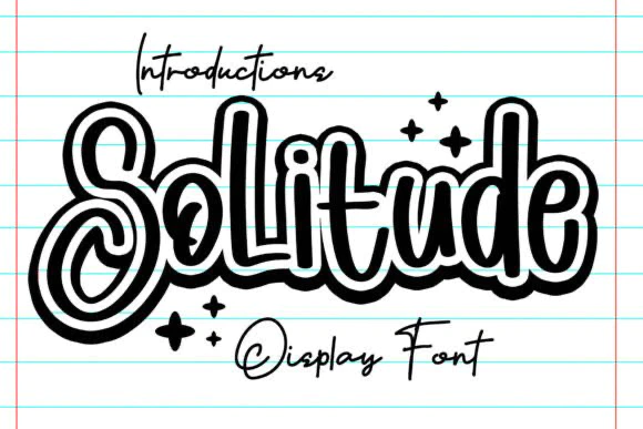 限时免费获取字体 Solitude[Windows、macOS][$15→0]