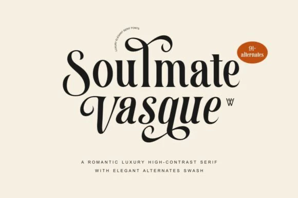 限时免费获取字体 Soulmate Vasque[Windows、macOS][$18→0]