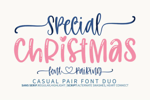 限时免费获取字体 Special Christmas[Windows、macOS][$10→0]