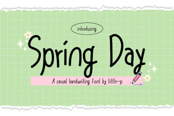 限时免费获取字体 Spring Day[Windows、macOS][$10→0]