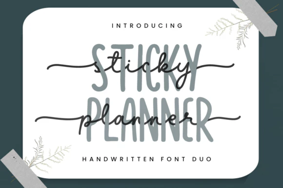 限时免费获取字体 Sticky Planner[Windows、macOS][$10→0]-反斗限免