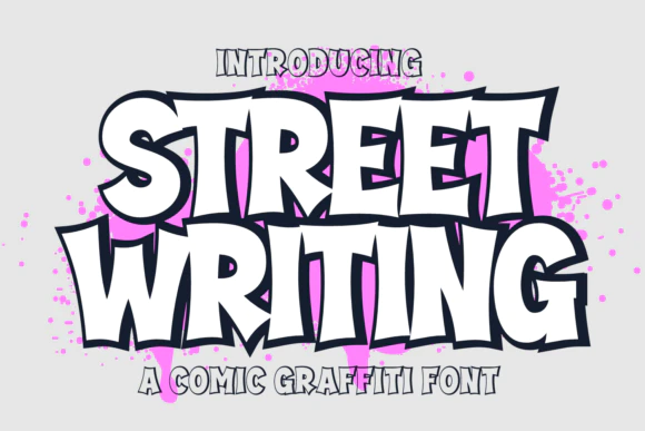 限时免费获取字体 Street Writing[Windows、macOS][$15→0]-反斗限免