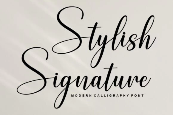 限时免费获取字体 Stylish Signature Font[Windows、macOS]